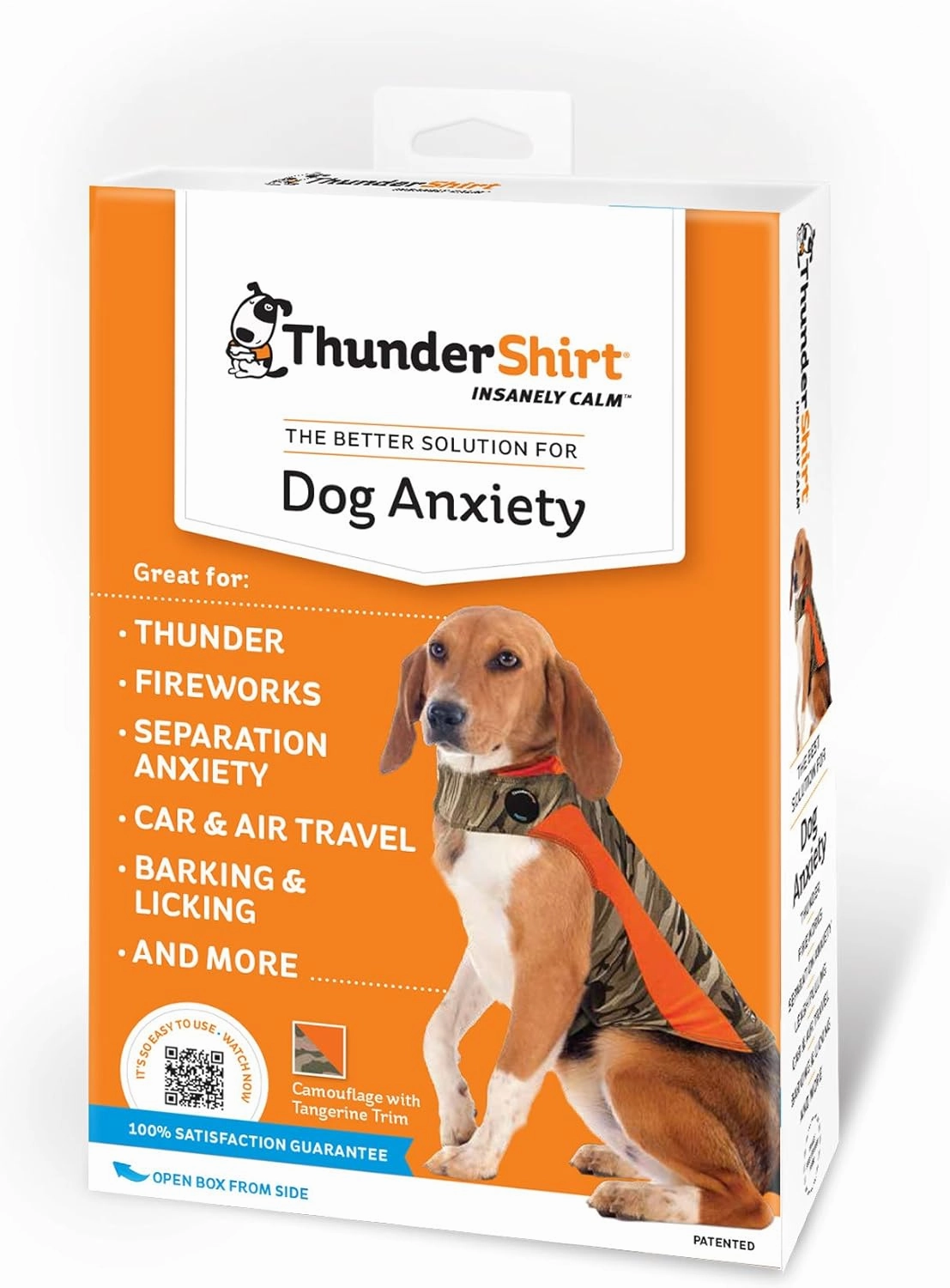 ThunderShirt for Dogs, Large, Camo Polo - Dog Anxiety Vest