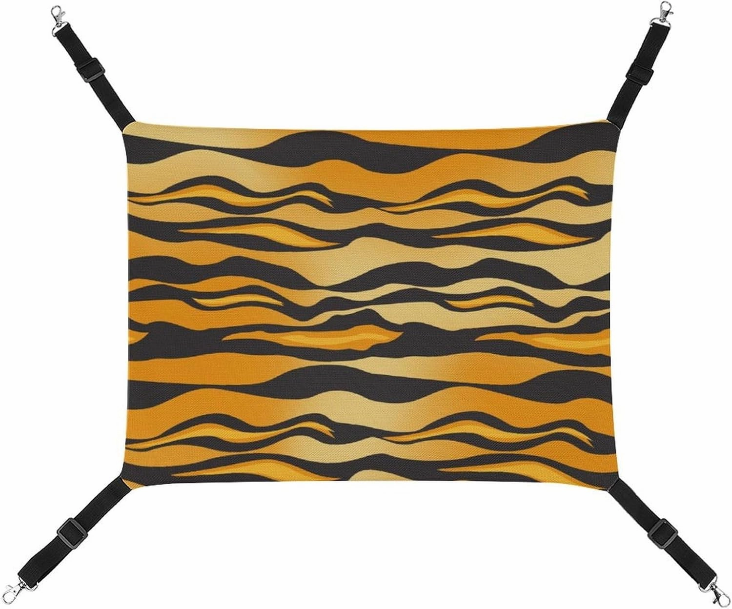 Tiger Pattern Vector Hanging Cat Bed Soft Breathable Pet Hammock for Cage Pet Sleeper for Kitten Ferret Puppy Rabbit