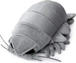 Tiny Heart Simulation Giant Isopod Soft Stuffed Plush Toy 12" Long, Cute Giant Isopod Plush Toy, Birthday Gifts and Soft for Kids Boys Girls, Lifelike Home Decoration
