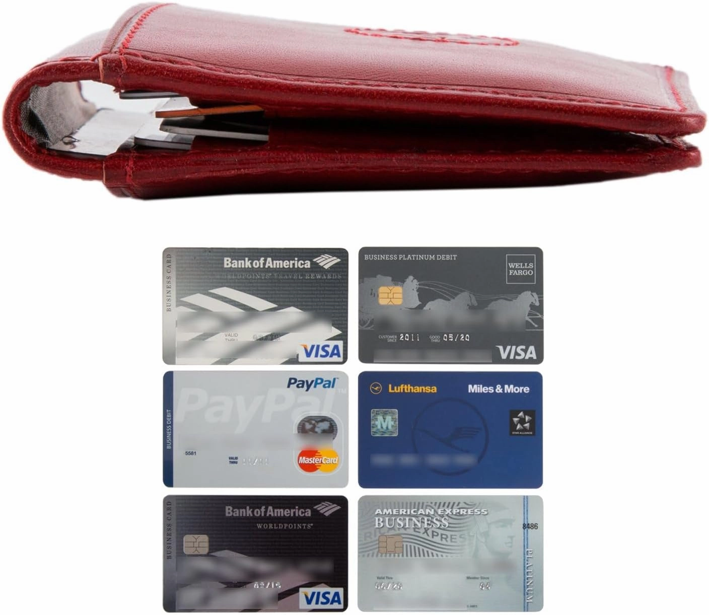 Tony Perotti Mens Italian Bull Leather Thin Bifold Credit Card Holder Wallet