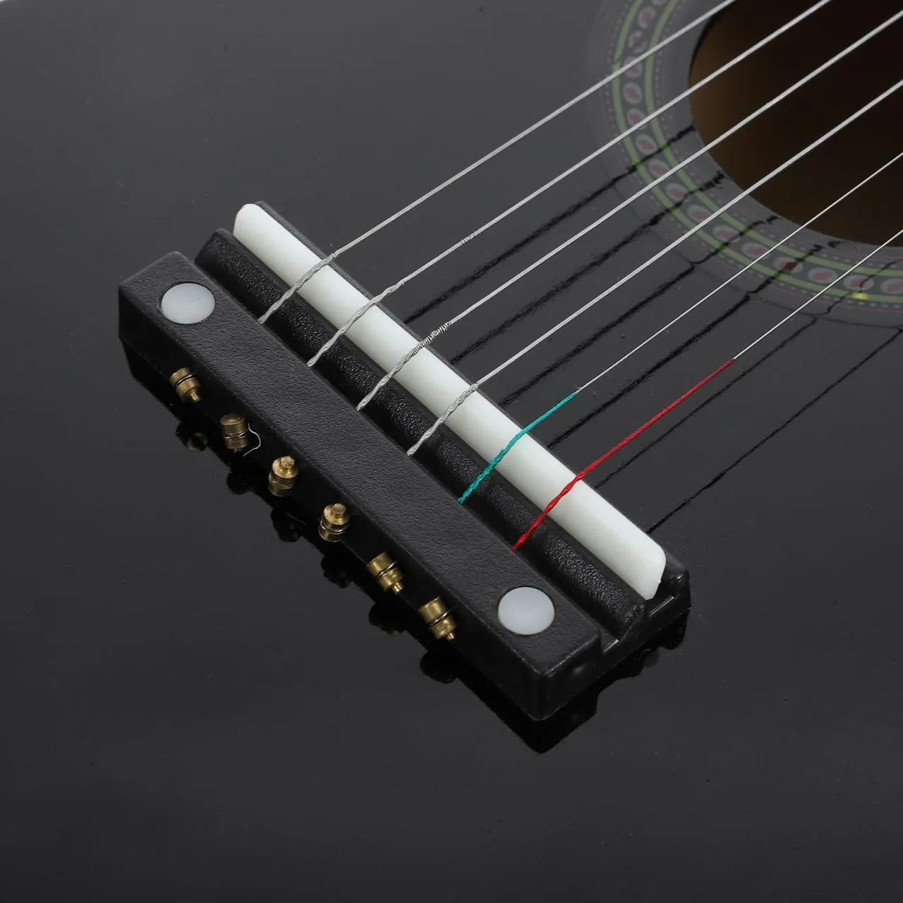 Totority Children's Guitar Toy Mini Toys for Childrens Guitar Acoustic Guitar Children's Toys Training Guitar Instrument Beginner Guitar Toy Guitar for Wooden Black