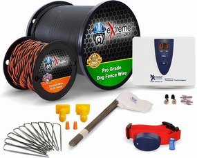 Underground Electric Dog Fence - PRO-Grade Fence Kit for Easy Setup and Superior Longevity and Continued Reliable Pet Safety - 1 Dog | 1000 Feet with Standard Collar…