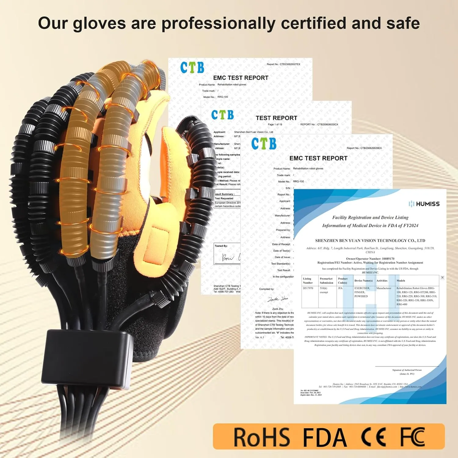 Upgraded Stroke Hand and Finger Function Rehabilitation Robot Gloves,arthriti Hemiplegia Stroke Cerebral Palsy Hand Paralysis Patients Recovery Physiotherapy Equipment,hand Exercisers for Therapy