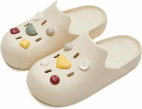 utune Cute Platform Clogs for Women Summer Garden Shoes Men Beach Pool Sandals House Slippers Bathroom Water Shoes Thick Sole Non Slip Clogs Slippers