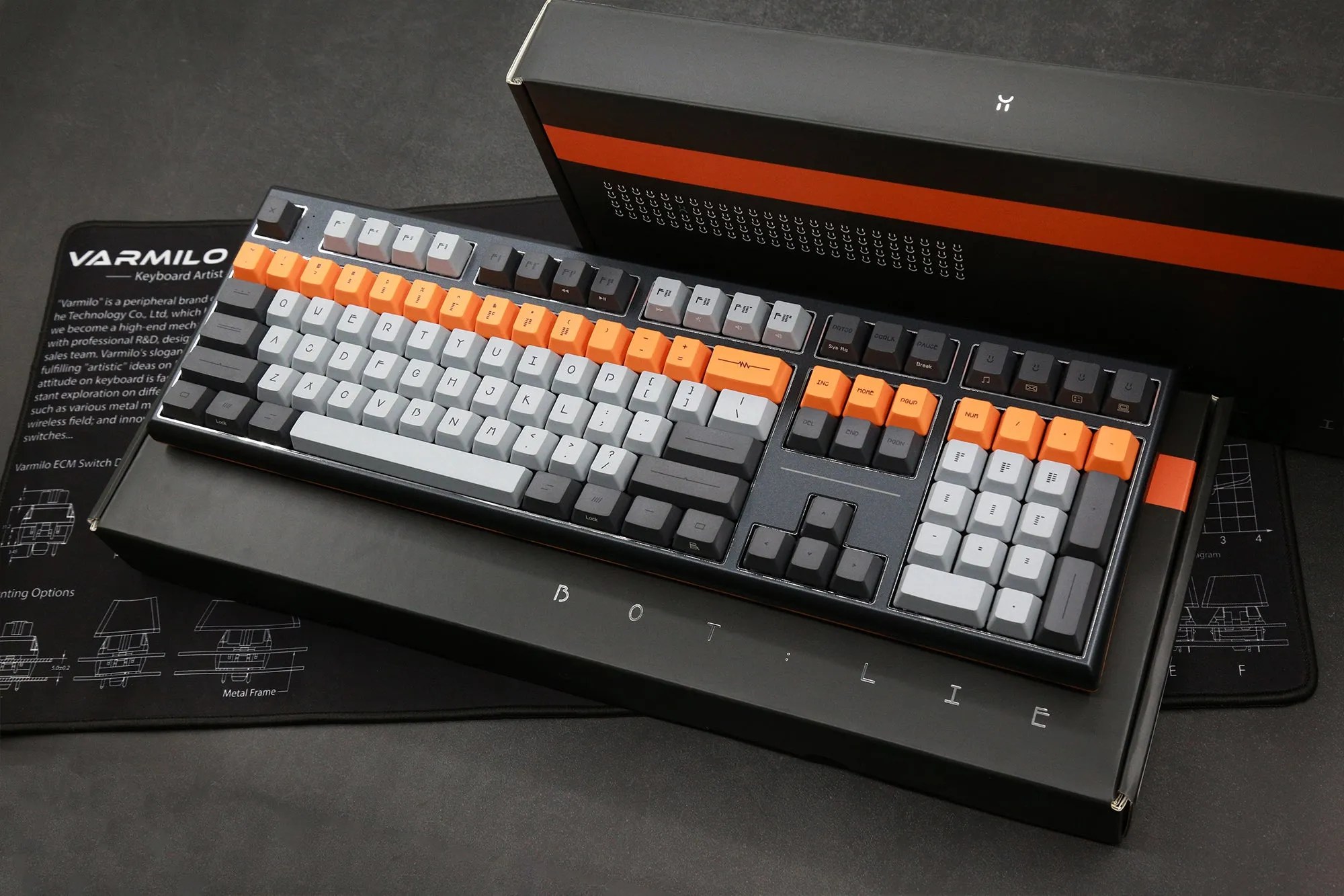 Varmilo Lure Series Lie Triple Mode Bluetooth   Wireless 2.4 GHz Mechanical Keyboard