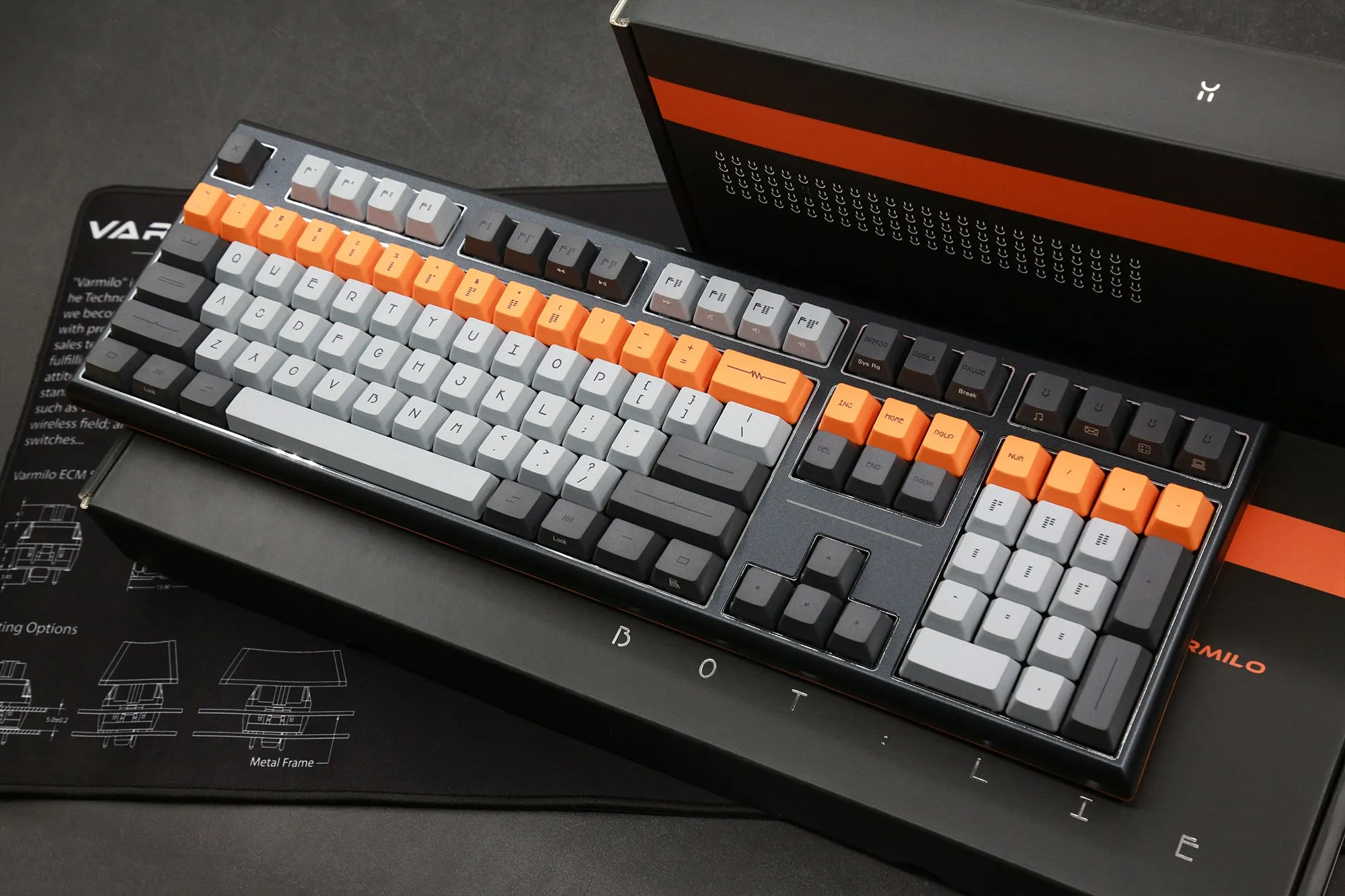 Varmilo Lure Series Lie Triple Mode Bluetooth   Wireless 2.4 GHz Mechanical Keyboard