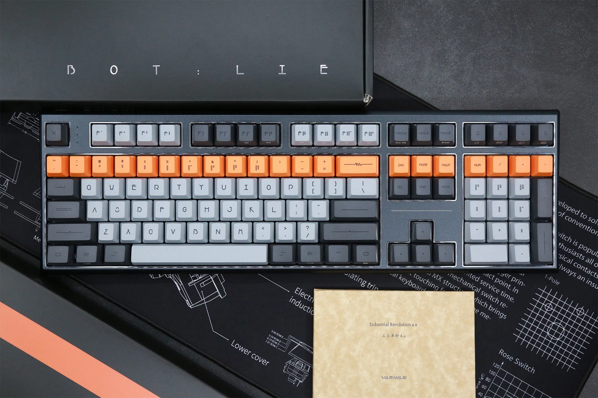 Varmilo Lure Series Lie Triple Mode Bluetooth   Wireless 2.4 GHz Mechanical Keyboard