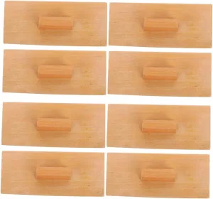 VICASKY 4 Pairs Baby Sand Block Musical Educational Toy Wooden Percussion Instrument Sand Block for Boys and Girls Fine Texture