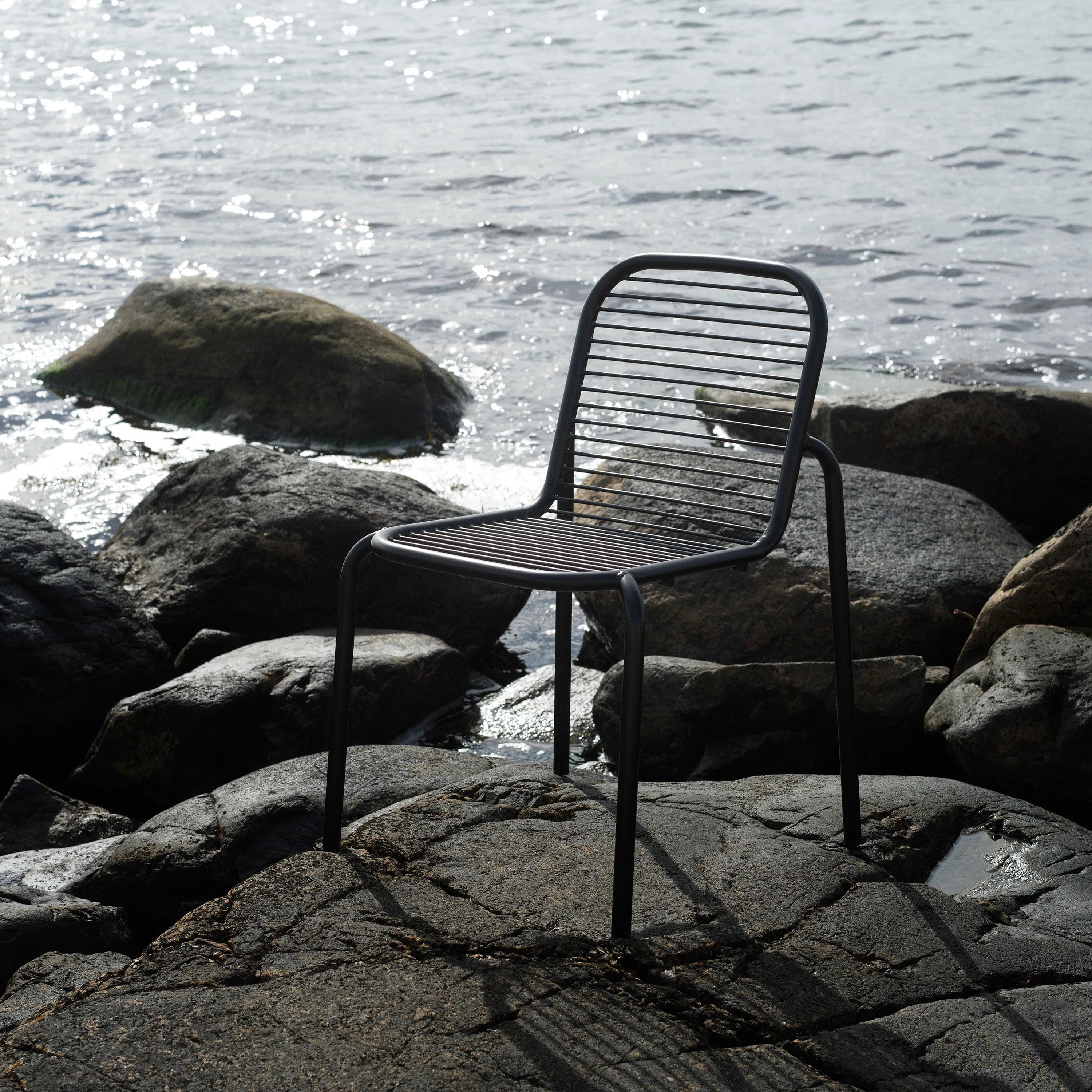 Vig Stacking Chair: Steel