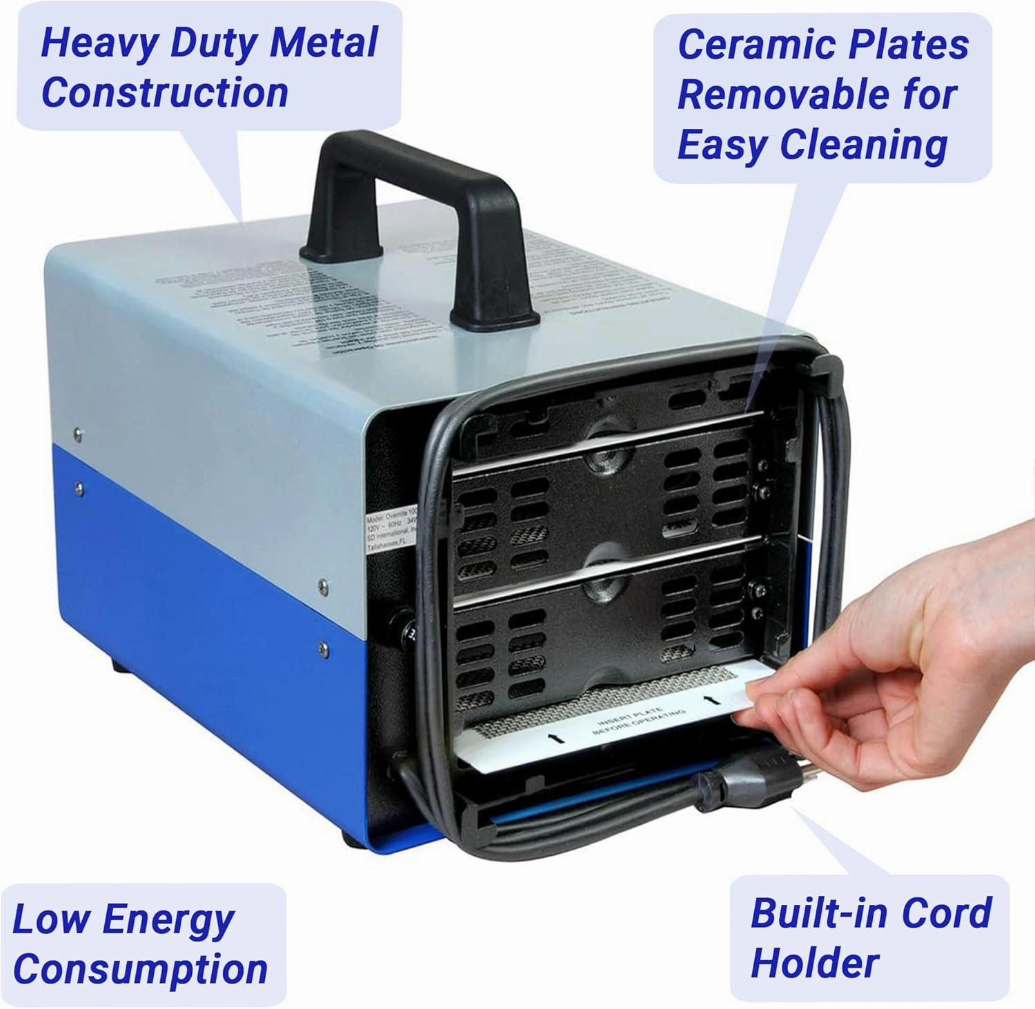 Villa 3000 Ozone Generator for Eliminating Odors, permanently removing Tobacco, Pet and Musty Odors at their Source - Easily Treats Up To 3000 Sq Ft