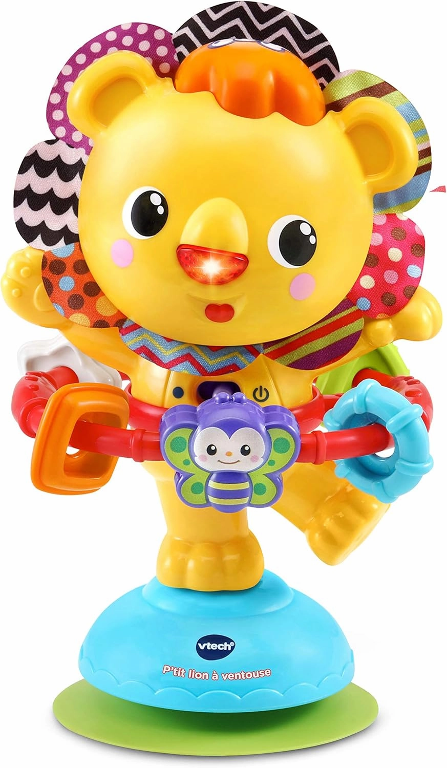 VTech - Hula Hoop, Little Lion with Suction Cup, Suction Rattle, Table and Highchair, Musical and Sensory Learning Toy, Baby Gift from 6 Months