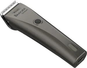 Wahl Professional Animal Bravura Pet, Dog, Cat, and Horse Corded/Cordless Clipper Kit, Gunmetal (#41870-0425)