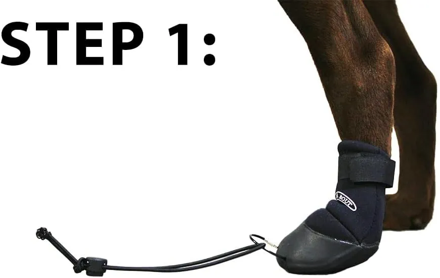 WALKABOUT™ Toe'sUP No Knuckling Boot Brace for Dogs Dragging Paws | Corrective Dog Shoes to Safely Lift Toes