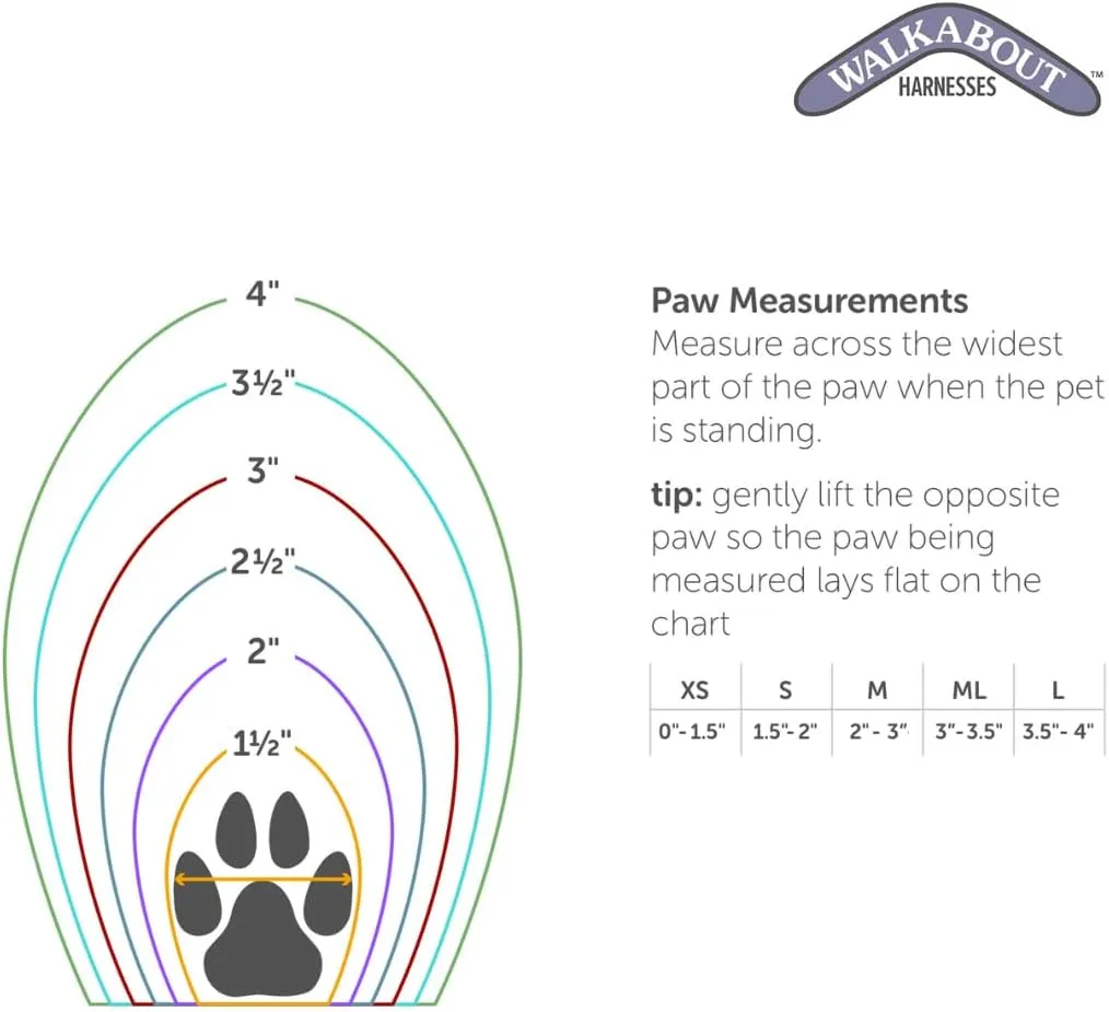 WALKABOUT™ Toe'sUP No Knuckling Boot Brace for Dogs Dragging Paws | Corrective Dog Shoes to Safely Lift Toes
