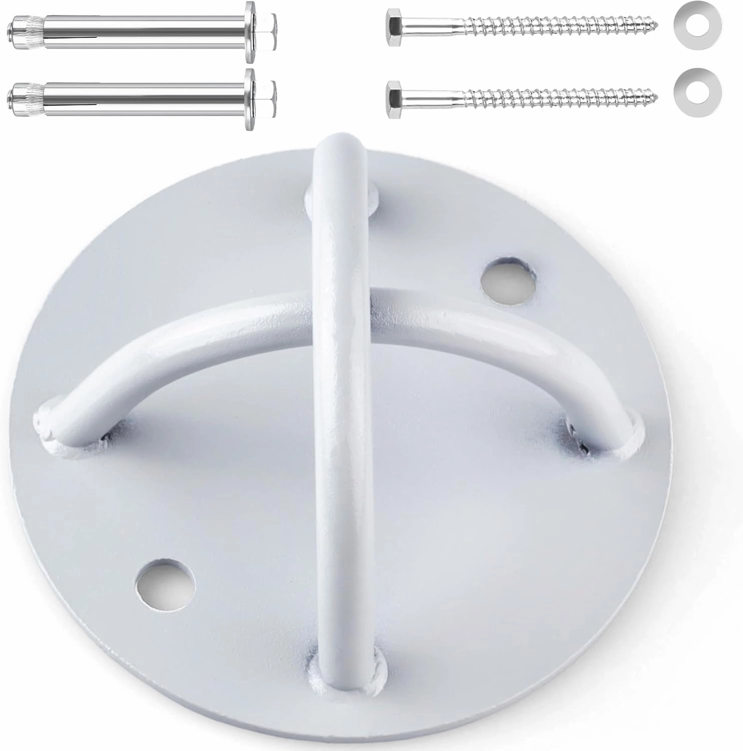 Wall and Ceiling Mount Bracket for Suspension Straps, Gymnastic Rings, Yoga Swings & Hammock Resistance Band Battle Rope