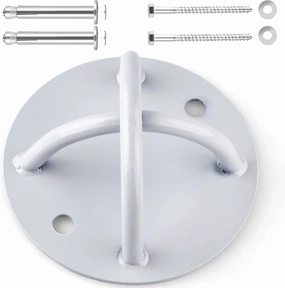 Wall and Ceiling Mount Bracket for Suspension Straps, Gymnastic Rings, Yoga Swings & Hammock Resistance Band Battle Rope