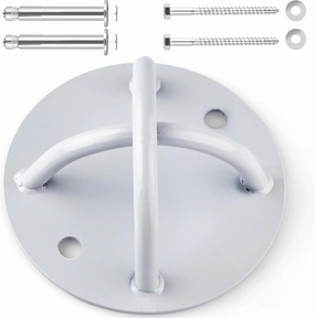 Wall and Ceiling Mount Bracket for Suspension Straps, Gymnastic Rings, Yoga Swings & Hammock Resistance Band Battle Rope