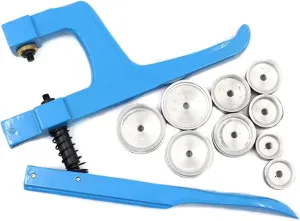 Watch Tool Watch Tools Repair Press Stud Press Set Watchmaker Kit Blue Case Containing 9 Plastic Molds Watch Repair Tools & Kits