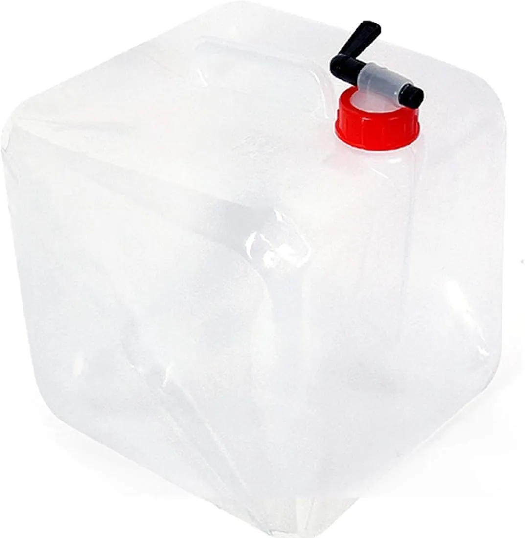 Water Container,Camping Water containers, Water Container Camping Folding Drinking Water Storage Container Collapsible Water Bag Pouch Car Water Tank Beverage Bucket for Hiking Picnic BBQ (Size : 15L
