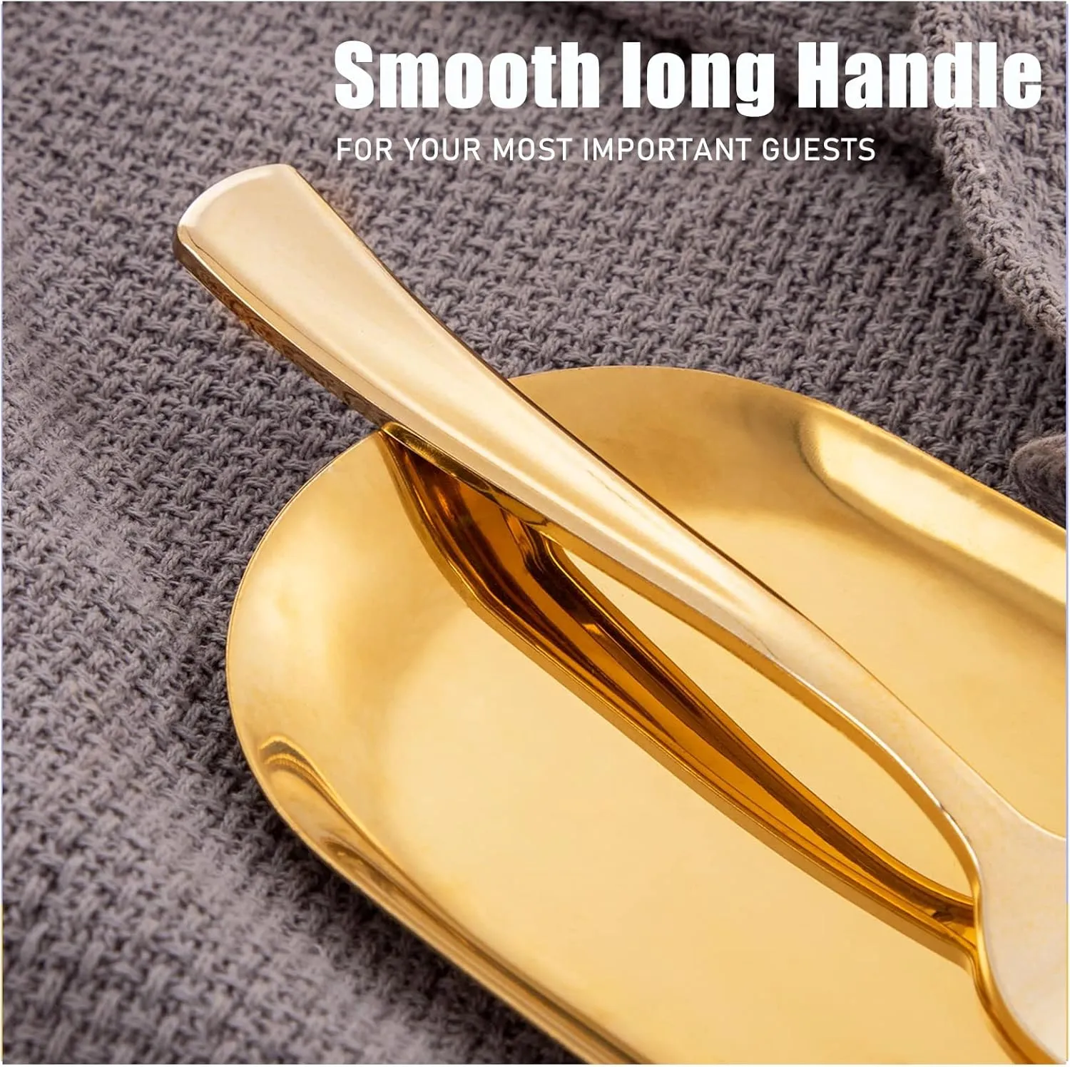 WDF300 Pieces Gold Plastic Silverware - Heavy Duty Disposable Gold Cutlery Set Plastic Gold Silverware Set Plastic Includes 100 Forks, 100 Spoons, 100 Knives for Party