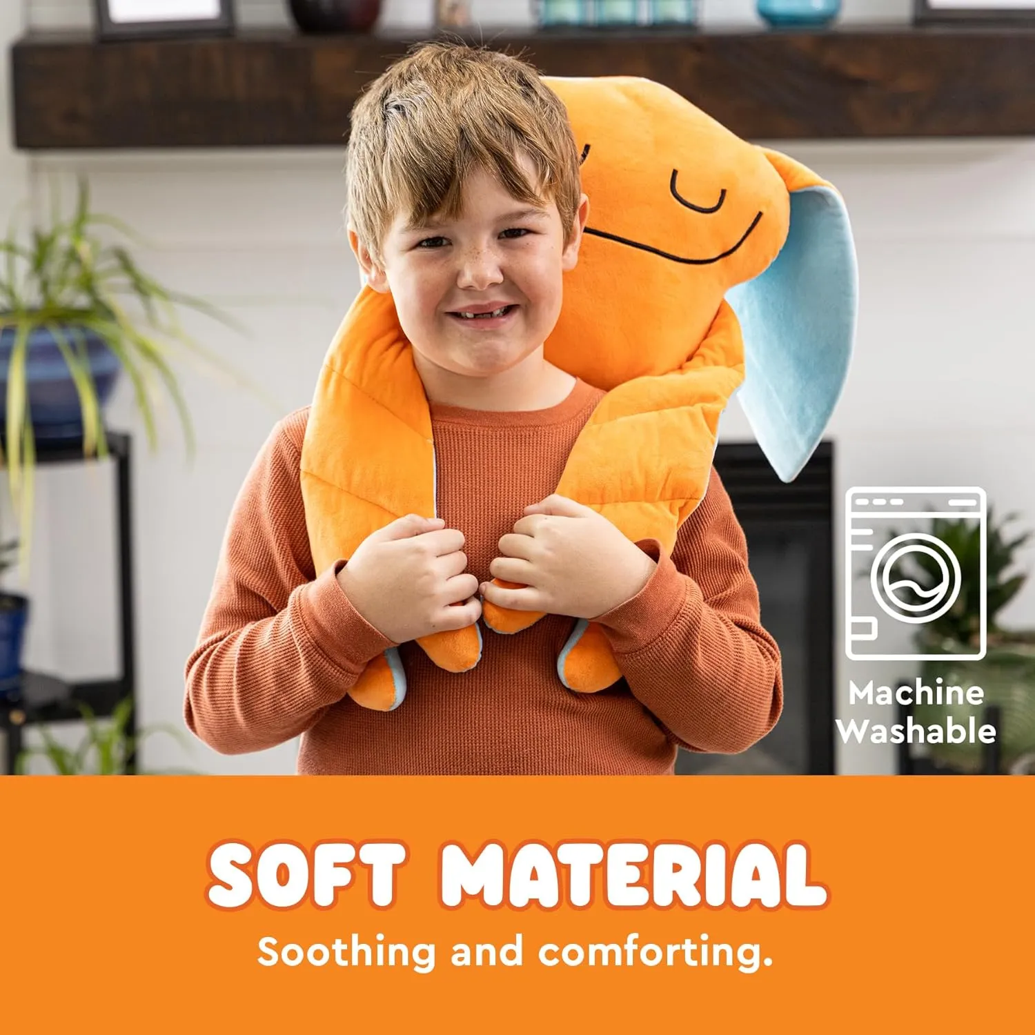 Weighted Plush Toy - Cute Cuddle Pal, Lucky