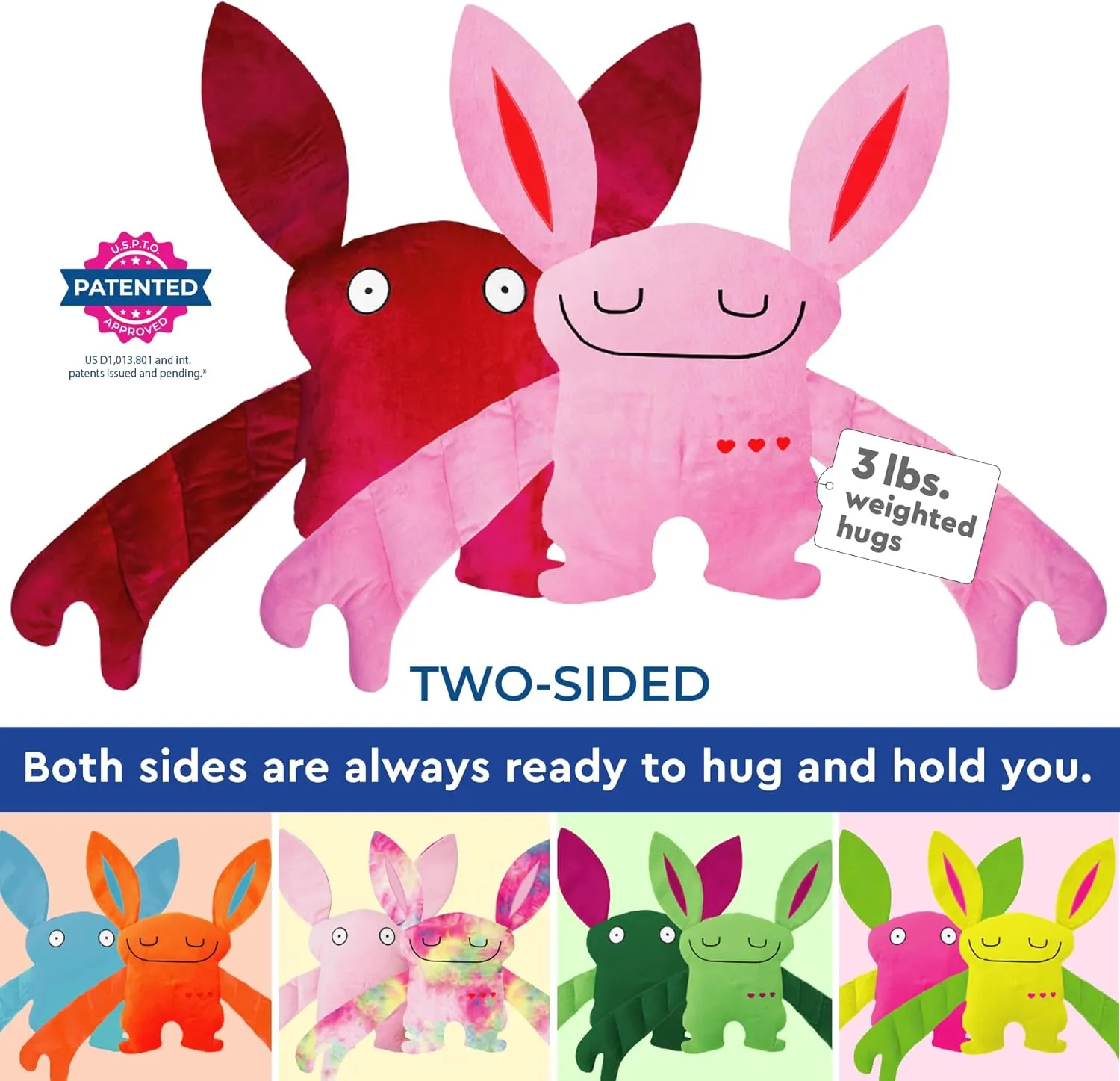 Weighted Plush Toy - Cute Cuddle Pal, Lucky