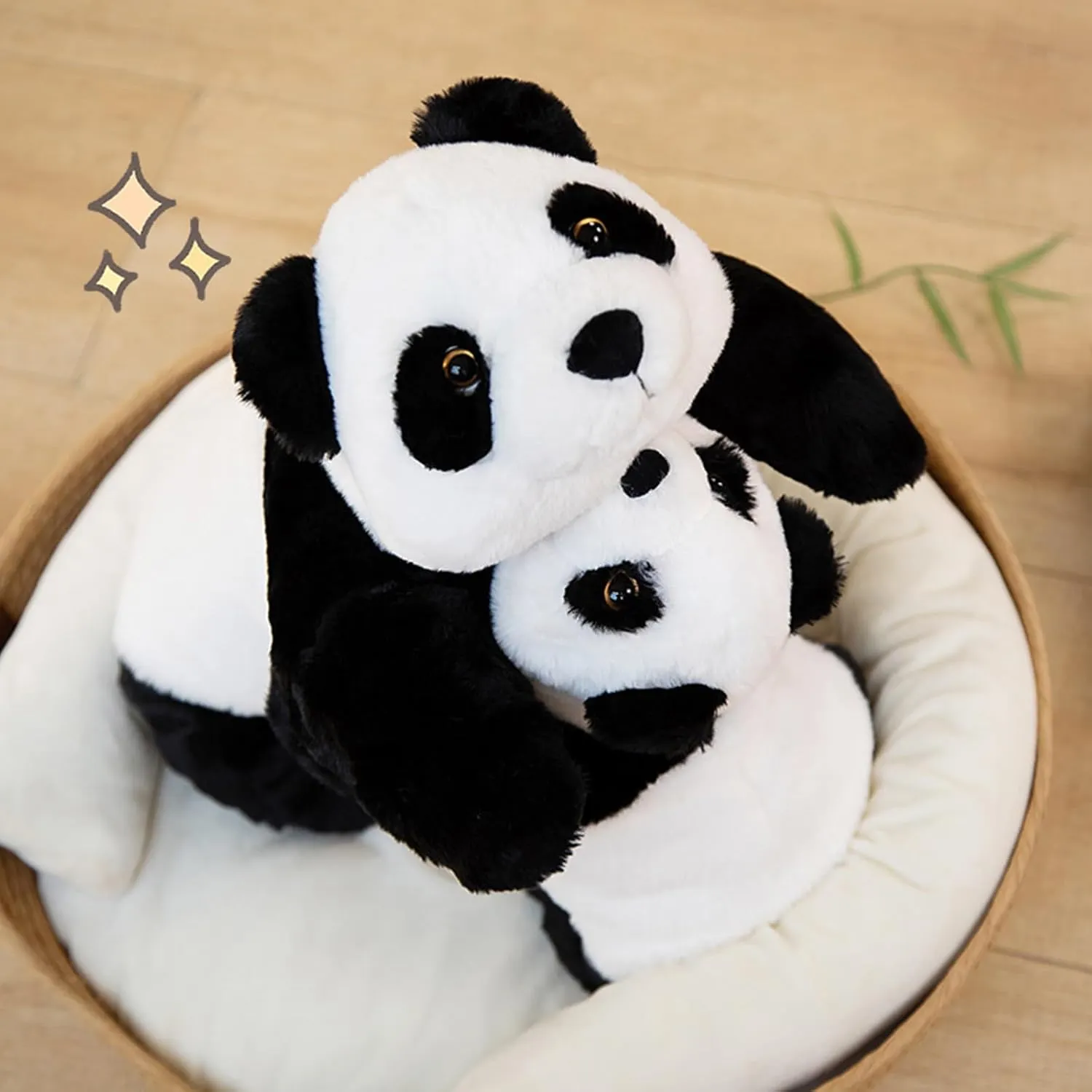 Weighted Stuffed Animals, Panda Plush Cute Panda Weighted Plush Animals Pillow Toy Gifts for Kids Adults, 15 inch