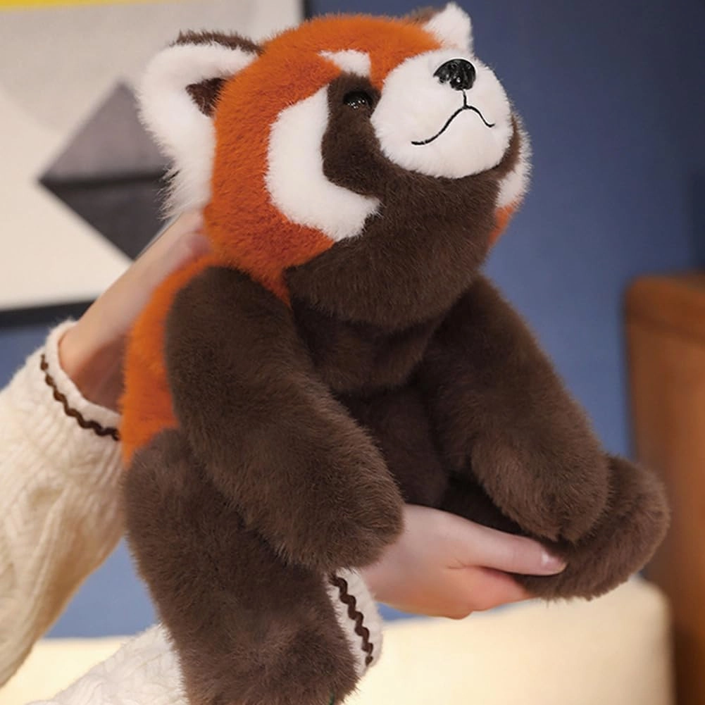 Weighted Red Panda Stuffed Animal, 17IN Cute Panda Plush Toys Super Soft Plush Pillow Plushie Dolls Sleeping Cushion for Boys Girls Gifts Birthday