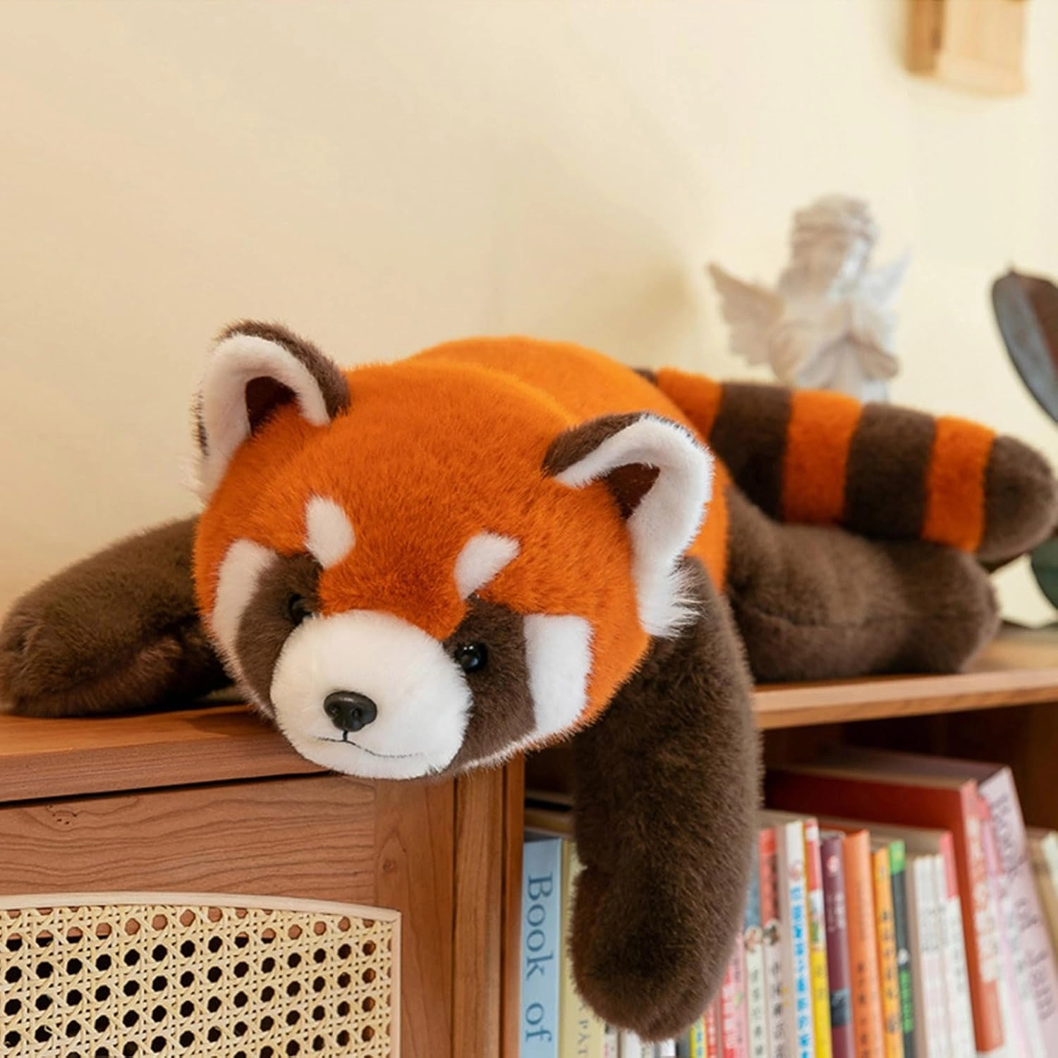 Weighted Red Panda Stuffed Animal, 17IN Cute Panda Plush Toys Super Soft Plush Pillow Plushie Dolls Sleeping Cushion for Boys Girls Gifts Birthday