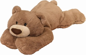 Weighted Stuffed Animals, Weighted Bear Stuffed Animal Toy Brown Bear Plush Throw Pillow Gifts for Boys Girls, 11.8 inch