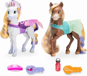 Wild Manes Horse Toys Tilly’s Tennis Match Horse Doll & Finley’s Pool Party Horse Doll 2-Figure Pack