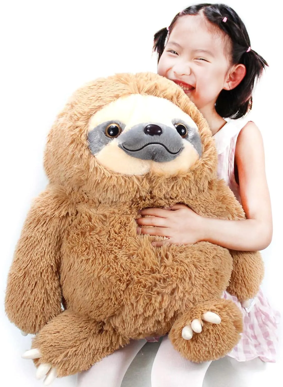 Winsterch Large Plush Sloth Stuffed Animal, Plush Stuffed Animals, Large Plush Sloth Toys,Cute Sloth Plushies Toy, Gifts for Boys and Girls