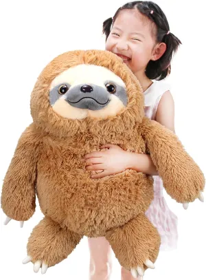 Winsterch Large Plush Sloth Stuffed Animal, Plush Stuffed Animals, Large Plush Sloth Toys,Cute Sloth Plushies Toy, Gifts for Boys and Girls