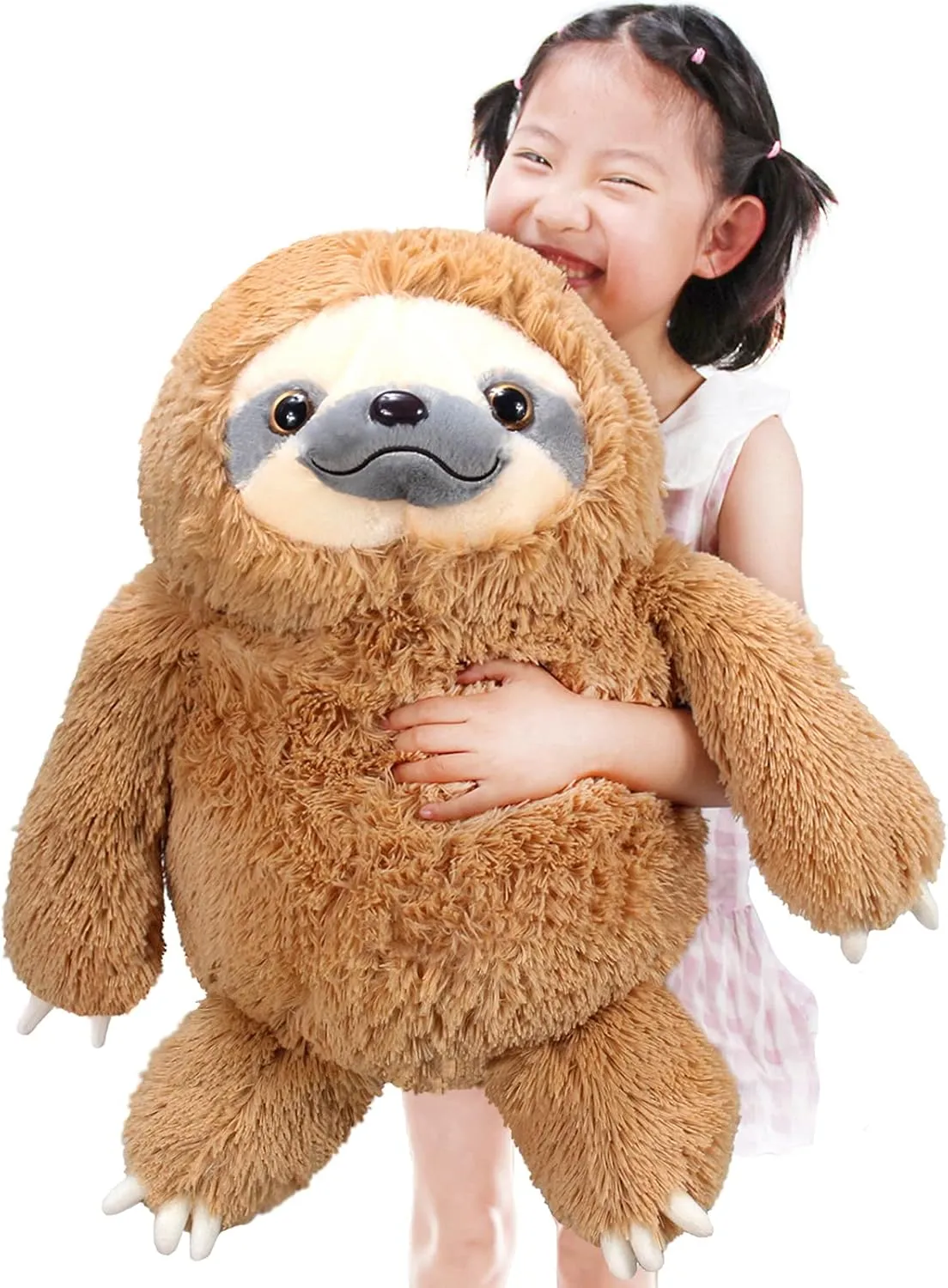 Winsterch Large Plush Sloth Stuffed Animal, Plush Stuffed Animals, Large Plush Sloth Toys,Cute Sloth Plushies Toy, Gifts for Boys and Girls