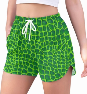 Women Board Shorts Beach Swimwear Bottoms 3.7" Inseam S-XXL
