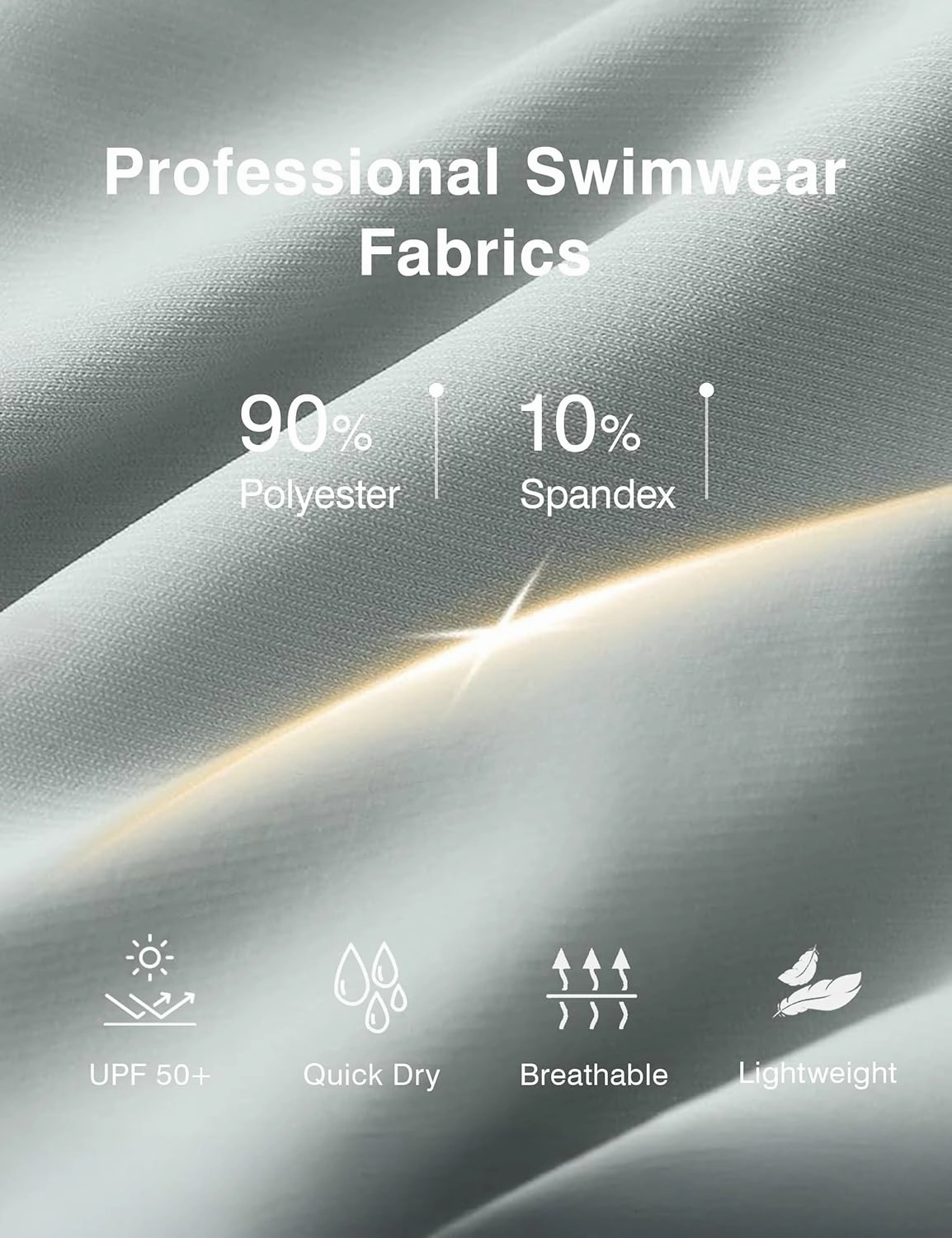 Women's 5"/9" High Waisted Swim Board Shorts Quick Dry UPF 50  Womens Swim Trunks Bottoms with Liner Zipper Pockets