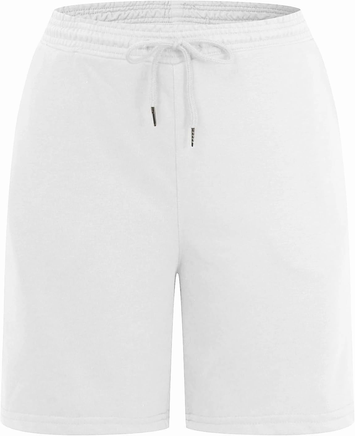 Women's Bermuda Shorts Long Cotton Loose with Pockets Knee Length for Yoga Casual Walking Exercise Shorts