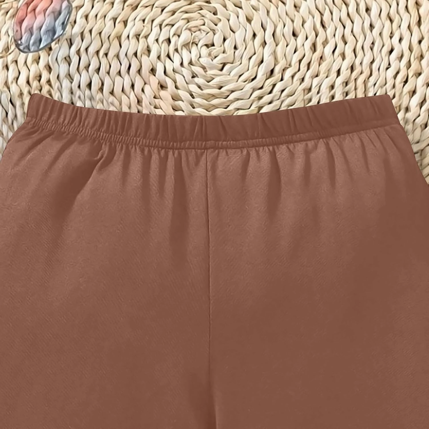 Women's Running Shorts Summer Casual 3Pc Wide Leg Loose Athletic Shorts Solid Color Elastic Waist Legging Shorts