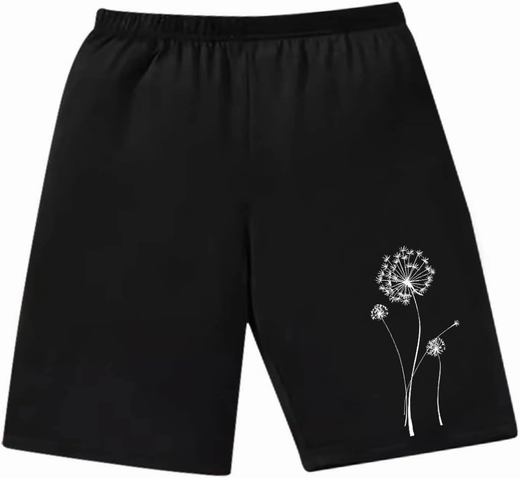Women's Running Shorts Summer Casual 3Pc Wide Leg Loose Athletic Shorts Solid Color Elastic Waist Legging Shorts