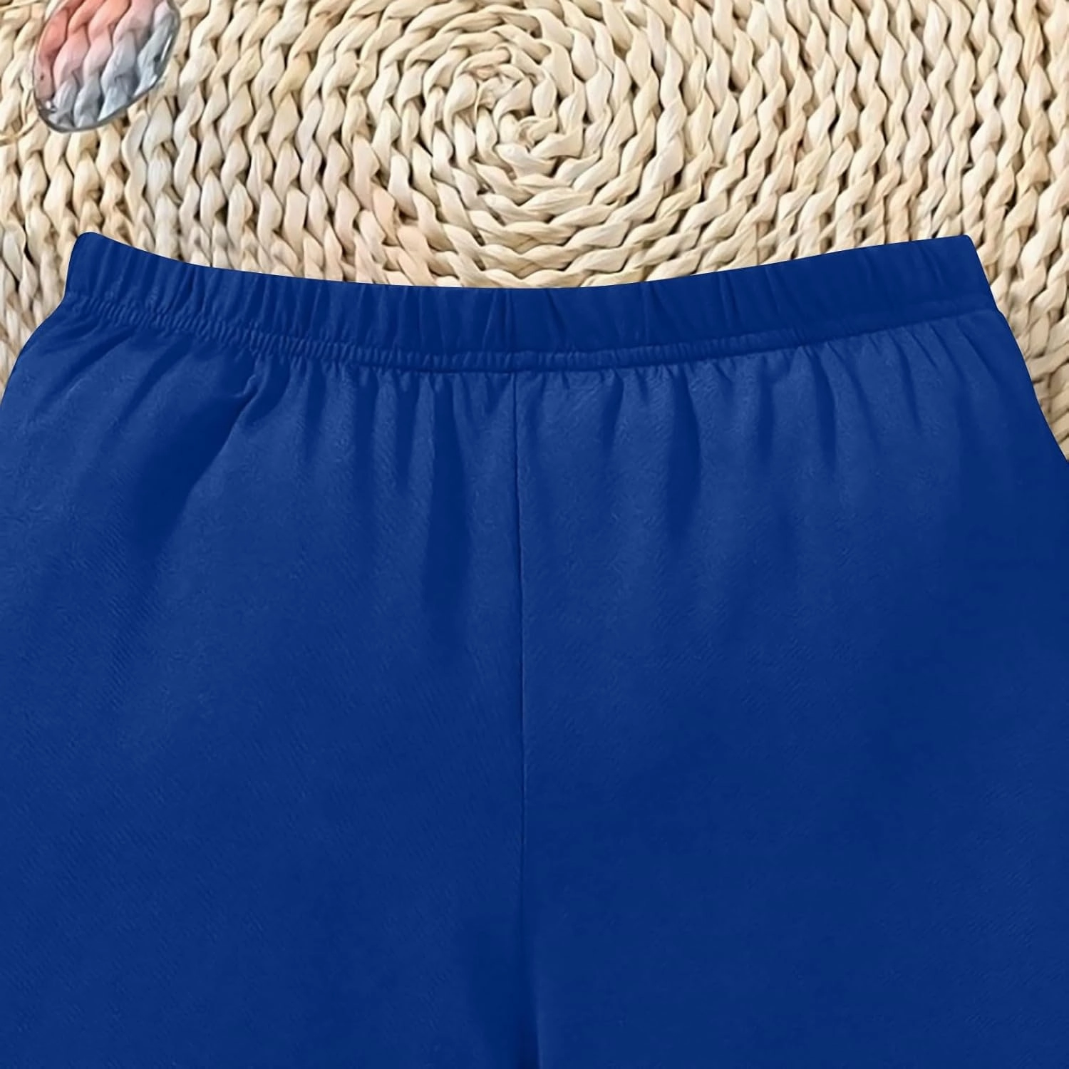 Women's Running Shorts Summer Casual 3Pc Wide Leg Loose Athletic Shorts Solid Color Elastic Waist Legging Shorts