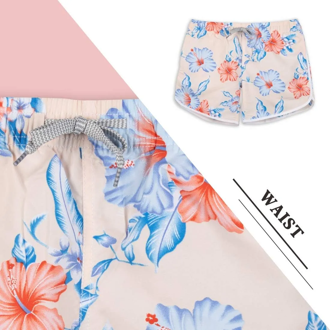 Womens Board Shorts Beach Quick Dry Fabric Swim Slim Trunks Ocean Travel Sports