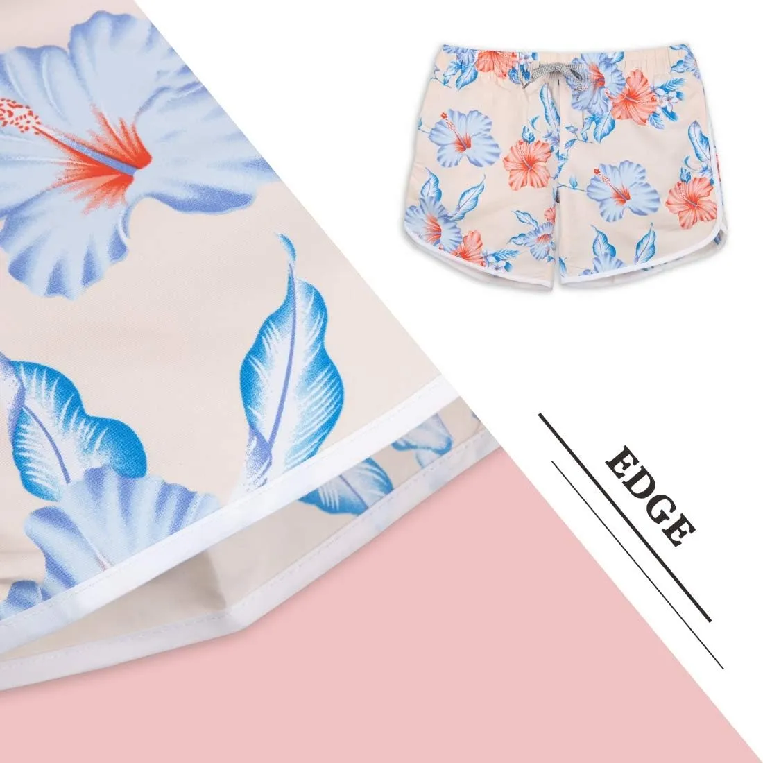 Womens Board Shorts Beach Quick Dry Fabric Swim Slim Trunks Ocean Travel Sports