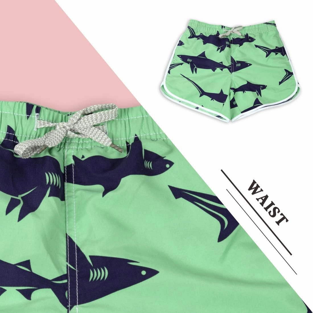 Womens Board Shorts Beach Quick Dry Fabric Swim Slim Trunks Ocean Travel Sports