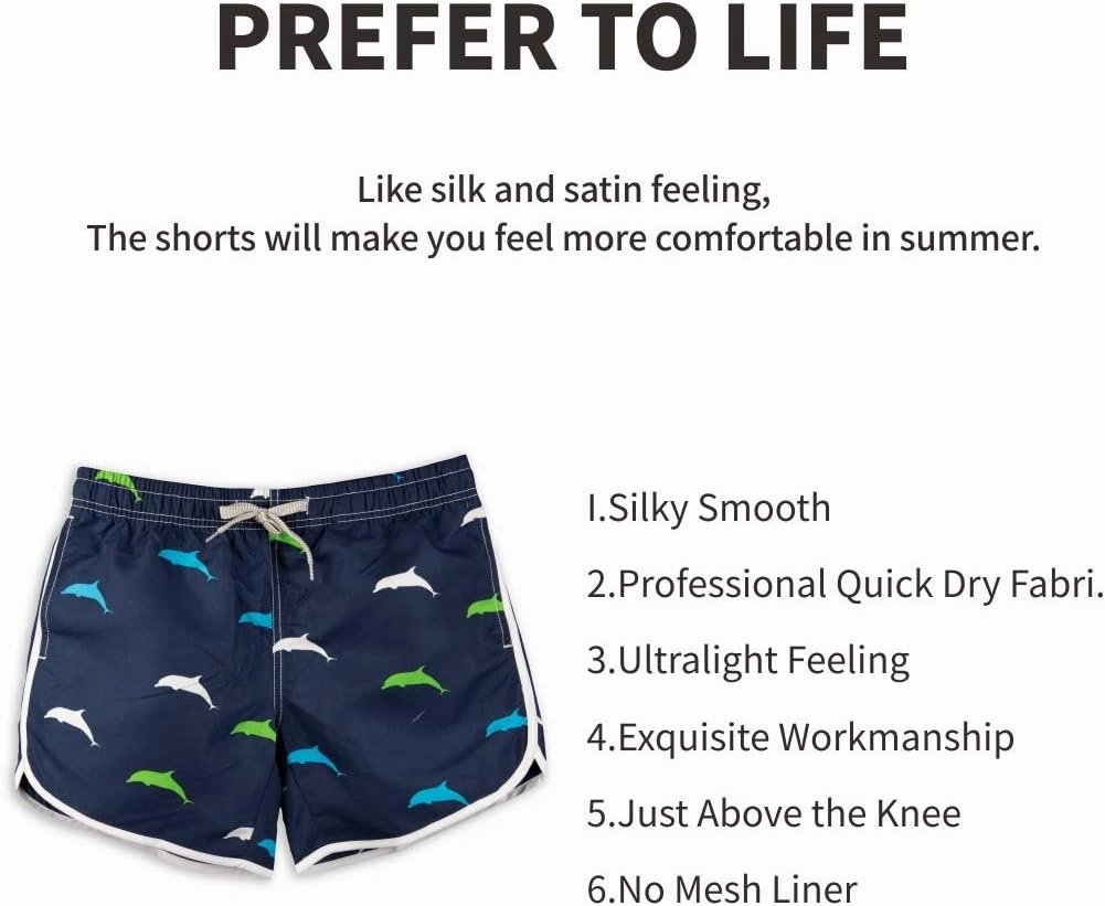 Womens Board Shorts Beach Quick Dry Fabric Swim Slim Trunks Ocean Travel Sports