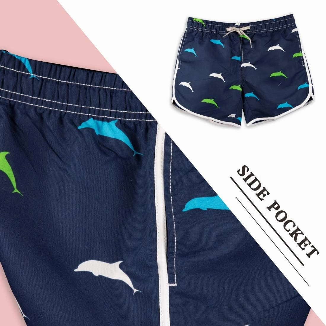 Womens Board Shorts Beach Quick Dry Fabric Swim Slim Trunks Ocean Travel Sports