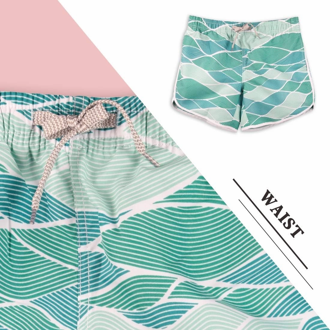 Womens Board Shorts Beach Quick Dry Fabric Swim Slim Trunks Ocean Travel Sports