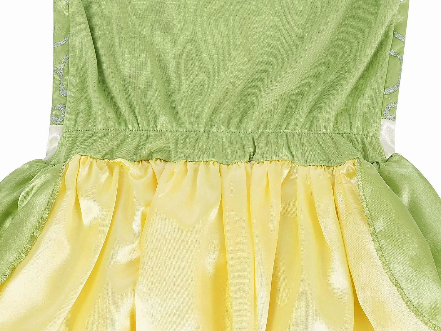 WonderBabe Little Girls Green Frog Princess Dress Kids Christmas Birthday Party Cosplay Outfits Gift with Accessories