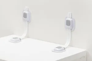 YEYA No Drill Anti Tip Furniture Adjustable Straps Wall Anchors for Baby Proofing (Upgraded 4P)
