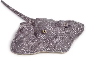 ZHONGXIN MADE Simulation Stingray Fish Plush Toys Stuffed Animal - 20 inch Manta Ray Bass Leopard Stingray Deep Sea Toy, Cute Skate Fish Toy as Gift for Kids