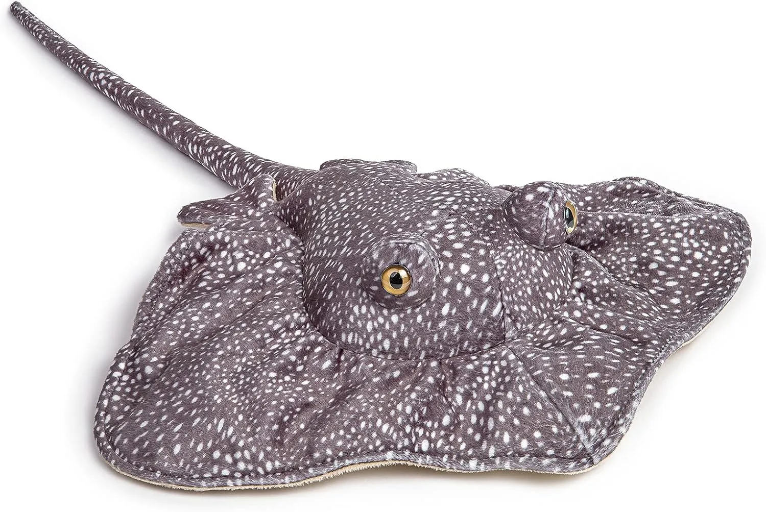 ZHONGXIN MADE Simulation Stingray Fish Plush Toys Stuffed Animal - 20 inch Manta Ray Bass Leopard Stingray Deep Sea Toy, Cute Skate Fish Toy as Gift for Kids